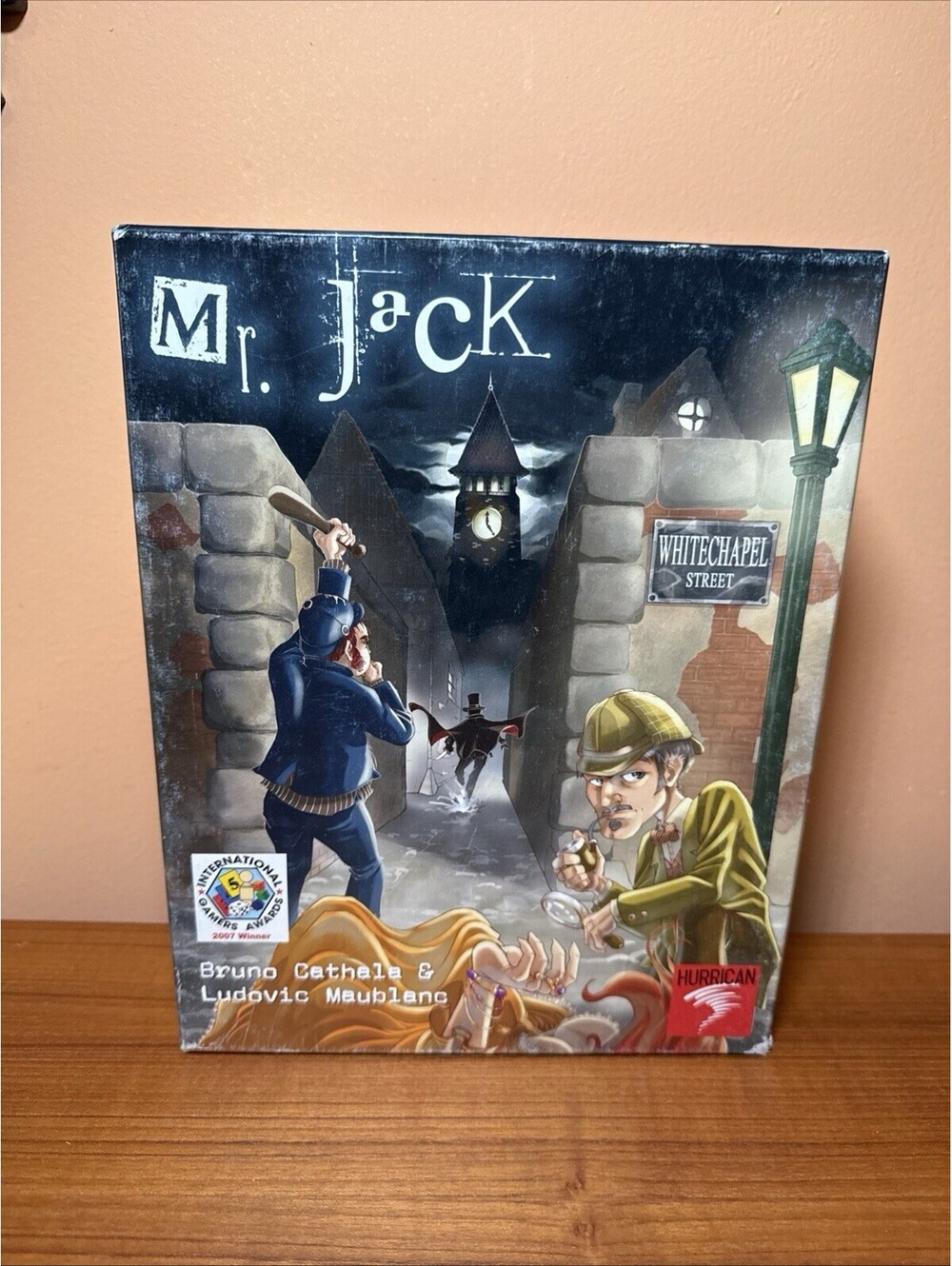 Rare Mr. Jack Board Game The Ripper Detective Mystery AND Mr. Jack Extension